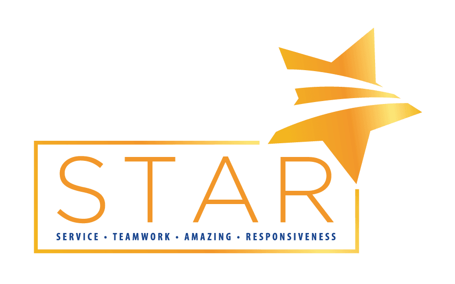STAR means Service, Teamwork, Amazing and Responsiveness
