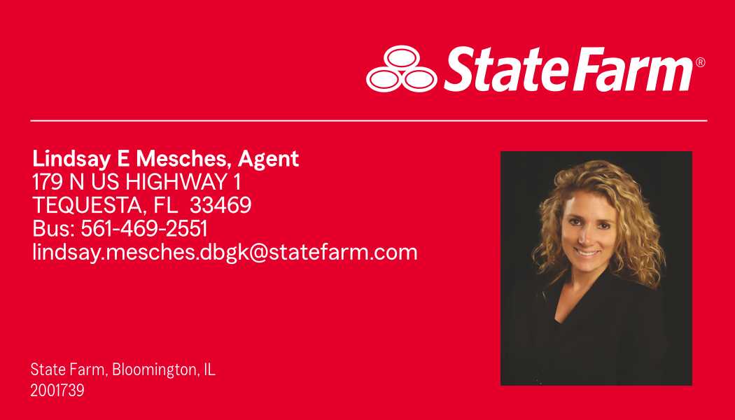 State Farm Lindsay Mesches logo
